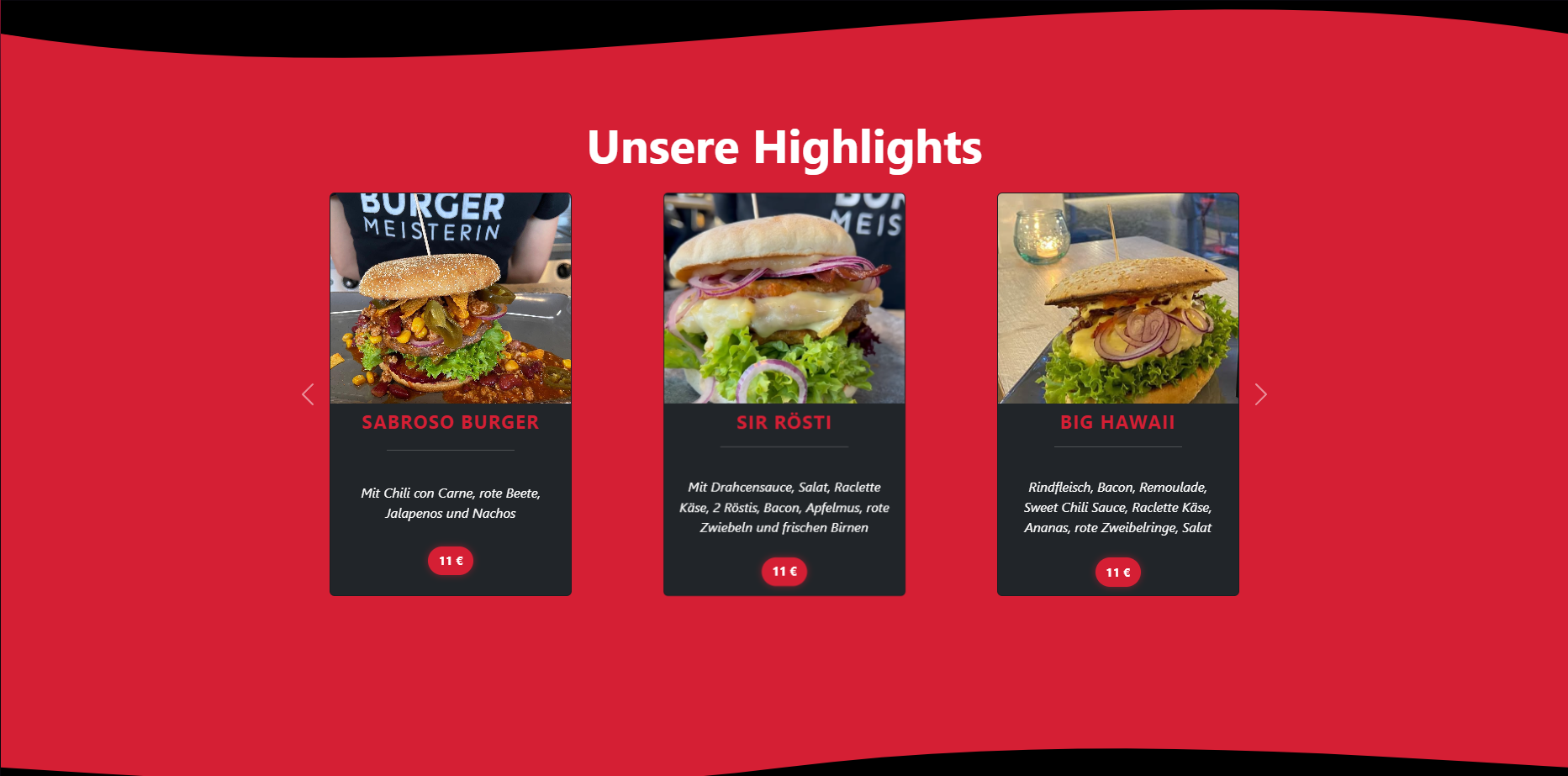 Burgermeisteren Heighlight Sektion